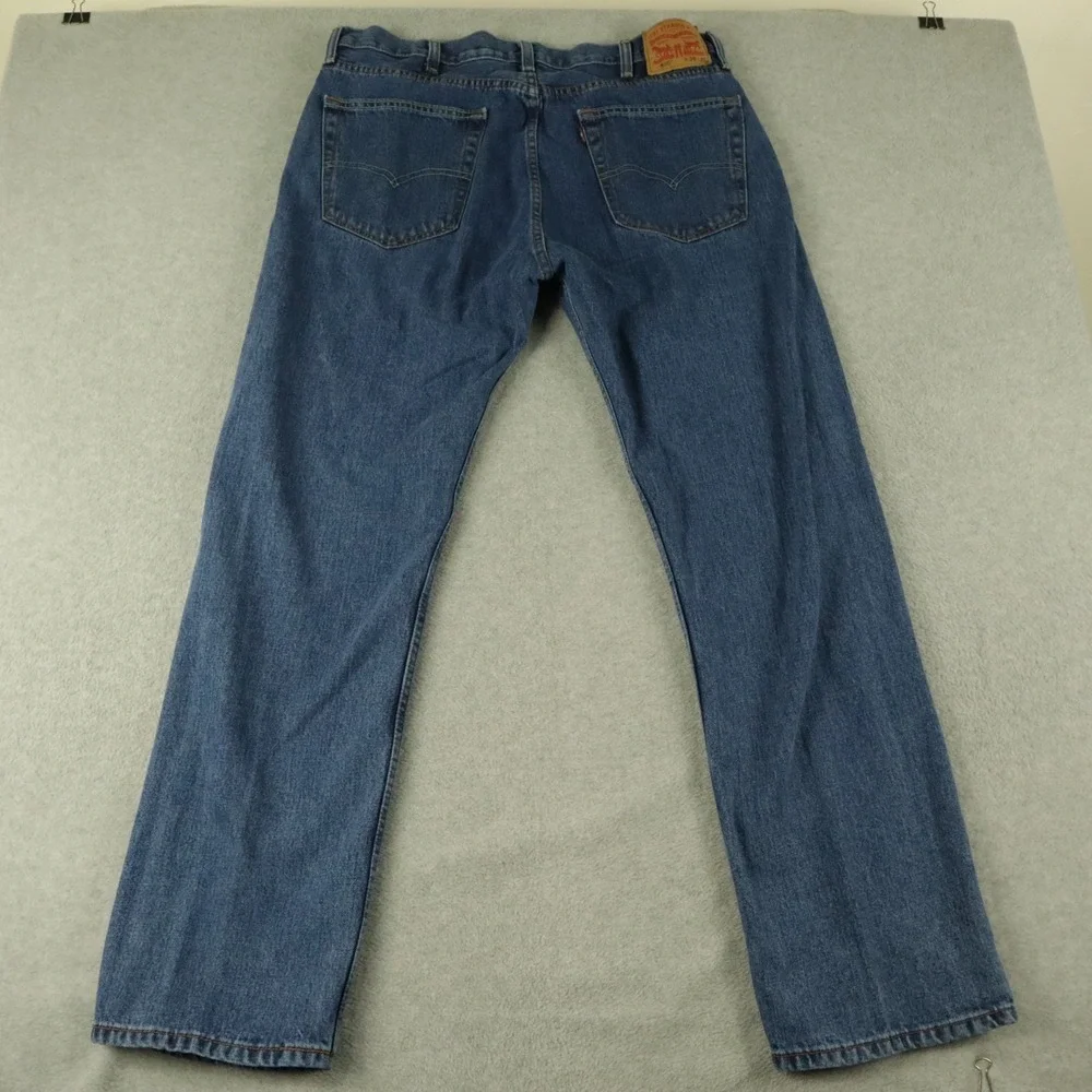 Levi's‎ 505 Jeans Mens 38x32 Regular Fit 5-Pocket Cotton Denim Blue